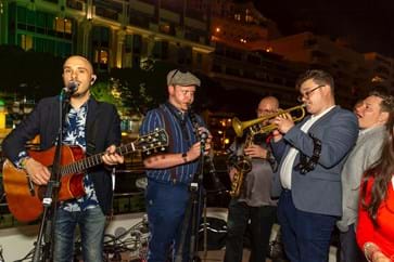 Live music at Monaco GP Yacht Party