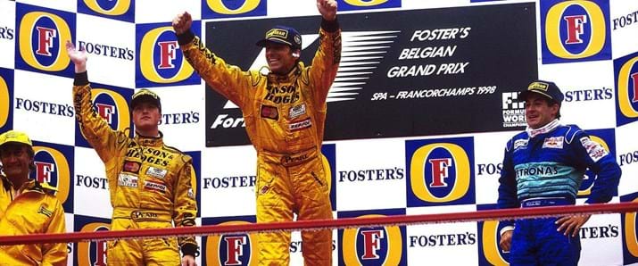 1998 Belgian Grand Prix Podium
