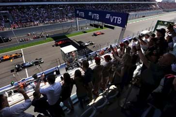 Hospitality Views at the Russian Grand Prix