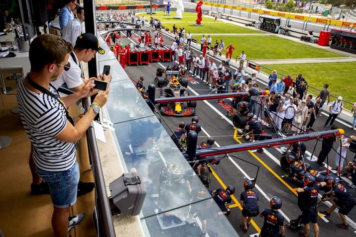 Paddock Club Balcony View France