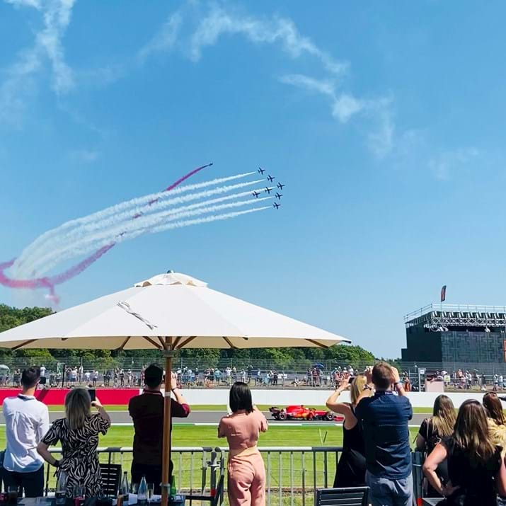 Red Eye Display at British Grand Prix