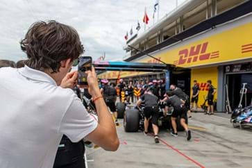 Large Nontransparent F1E Hungary 2023 Pit Lane Walk 51