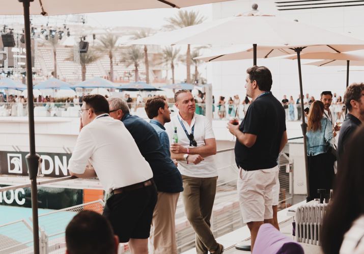 Premium F1 race viewing on Harbour Club Terrace