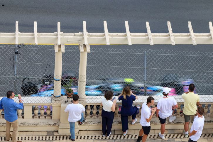 Close up views from Monaco Grand Prix Hospitality