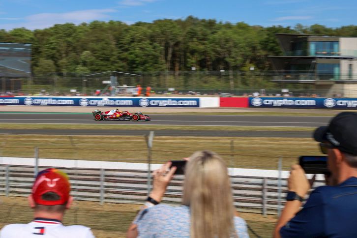 Lewis Hamilton Passes Silverstone Hospitality