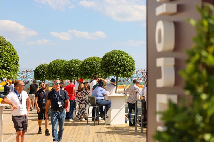 Hospitality terrace at Fusion Lounge